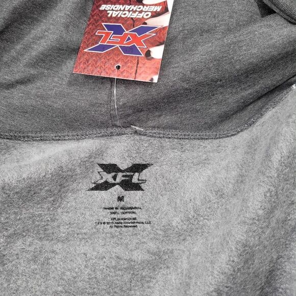 NWT Houston Roughnecks Full Zip Hooded Sweatshirt - Picture 10 of 10